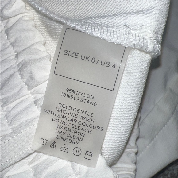 NEW CARGO TROUSERS WITH TASSELS - WHITE - Picture 2 of 2